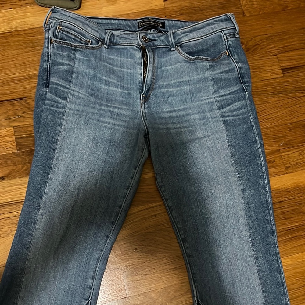 Abercrombie and Fitch Patch Jeans